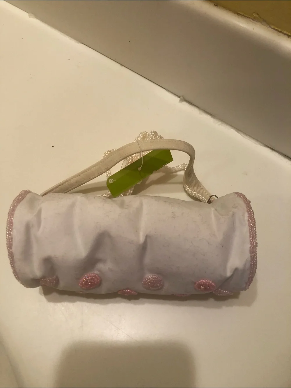 New Little Girl's Barrel Shaped Embellished Purse